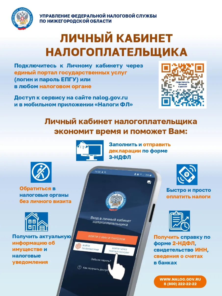 ФНС России «Личный кабинет налогоплательщика»
